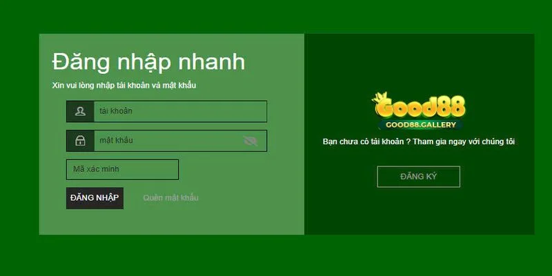 Đăng nhập tài khoản chơi Good88 qua điện thoại rất dễ